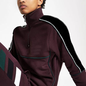 Conjunto Deportivo Personalizado Premium para Hombre, Venta Caliente 2026, Traje de Sudadera de Algodón Grueso de 2 Piezas con Cremallera Completa y Logotipo Personalizado - Product Image 5