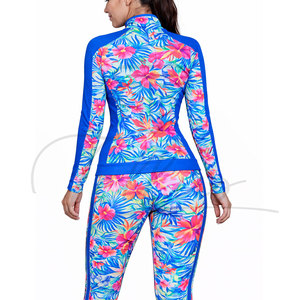 Conjunto de Yoga de 4 Piezas para Mujer al por Mayor, Ropa Deportiva con Logotipo Personalizado, Top de Manga Larga, Leggings Levanta Glúteos, Ropa de Gimnasio, Traje de Entrenamiento - Product Image 4