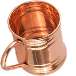 Premium Hammered Copper <b>Mug</b> Handcrafted Copper Mule <b>Mug</b> with Strong Handle Great for Ice Cold Drinks Home Bars and Party Serving - Product Image 1