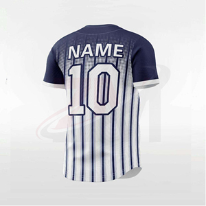 Camiseta de Béisbol Premium Personalizada para Hombre, Diseño a Rayas, Número 10, Uniforme Deportivo Transpirable con Botones para Equipos y Entrenamiento - Product Image 3