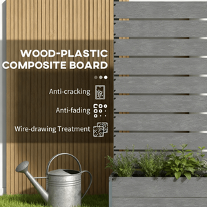 Fioriera Rialzata con Traliccio Elegante Recinzione e Cancelli per Spazi Esterni da Giardino - Product Image 3