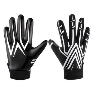 Gants de football américain professionnels extensibles antidérapants à paume intégrale, personnalisables avec logo par sublimation – Vente chaude - Product Image 3