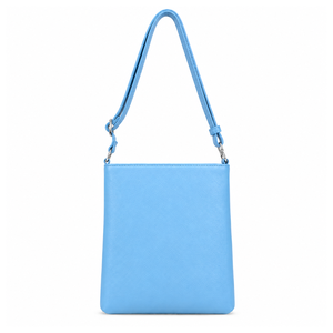 Sac bandoulière messager en cuir PU Gamma Phi Delta Sorority avec deux poches zippées, sangle réglable et emblème lettres grecques - Product Image 4