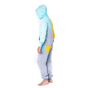 Mono de Forro Polar Sólido Personalizado de Alta Calidad para Adultos, Pijama con Capucha, Ropa de Dormir, Color Personalizado, Marca, Servicio OEM para Hombres - Product Image 4