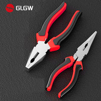 GLGW Lmparas De Mano Outils de réparation de table à usage domestique en stock Clé à molette Tournevis réglables Perceuse à cliquet Combo Kit de menuiserie