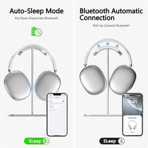 Supporto per Cuffie in Alluminio per Airpods Max con Modalità Sleep, Cuscinetto Protettivo in Pelle Antiscivolo, Supporto e Stand per Cuffie - Product Image 2