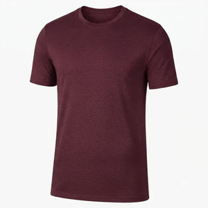 Blank Vintage 100% Cotton Round Neck Short Sleeve T-<b>shirt</b> Supports Customization of Various Patterns - Product Image 3
