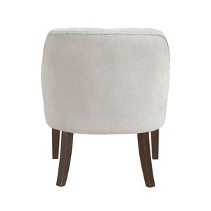 Poltrona Moderna in Tessuto Oyster con Schienale Trapuntato, Telaio Robusto in Compensato, 1 Pezzo, per Arredamento Soggiorno - Product Image 5