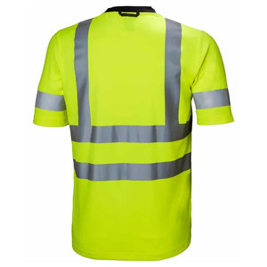 T-shirts de sécurité haute visibilité en coton de haute qualité avec impression personnalisée et bande réfléchissante pour le travail et la construction - Product Image 4