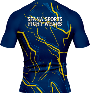 Nuevo Conjunto de Rashguard y Pantalones Cortos de Compresión con Logotipo Personalizado para Hombre, Ropa Deportiva para Entrenamiento de MMA y Fitness - Product Image 2