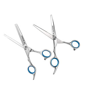 Ensemble professionnel de ciseaux de coiffure et d'éclaircissage des cheveux en acier inoxydable de 6 pouces – Kit de coiffure et de beauté 2 pièces pour barbier et esthéticienne - Product Image 4