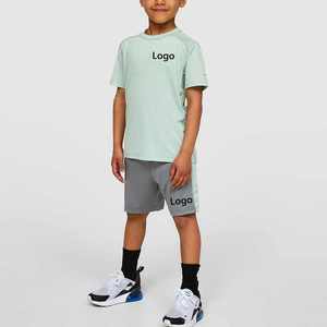 Ensemble de survêtement pour enfants personnalisé, sweat-shirt et pantalon, vêtements de sport en coton, 2 pièces - Product Image 1