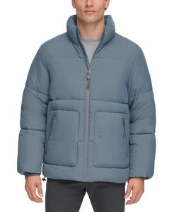 Chaqueta Acolchada Impermeable de Poliéster Ecológico para Hombre y Mujer, con Cuello Alto, Estilo Bomber, con Cierre, Servicio OEM, Acabado de Alta Calidad - Product Image 1