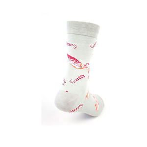 Calcetines de Pilates de Algodón Premium Transpirables Antideslizantes para Mujer con Logo en el Puño, Calcetines de Yoga para Interiores con Técnica de Compresión Tejida - Product Image 2