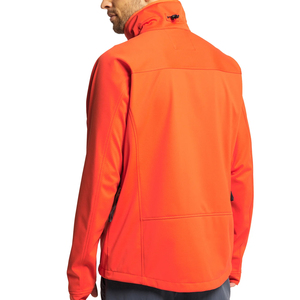 <b>Men's</b> Professional Softshell Lightweight Hooded Neck Work <b>Jacket</b> Water-Repellent Breathable Windbreaker for Construction - Product Image 2