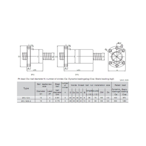 Vite a sfere Ø16x600mm con dado - Product Image 3