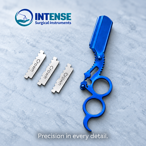 กรรไกรตัดผมมืออาชีพ พร้อมด้ามจับแบบมีดโกน  พร้อมใบมีดสำรอง 4 ใบ - Product Image 5
