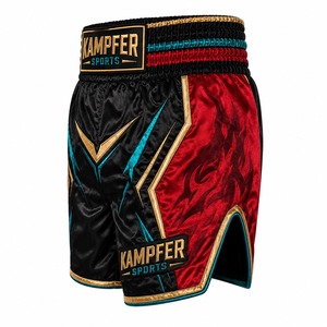 Diseños Más Populares, Shorts de Boxeo Muay Thai Unisex Hechos a Medida, 100% Poliéster/Algodón Premium de 240g, Duraderos, de Secado Rápido y Transpirables - Product Image 2