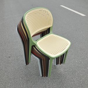 Wholesale Bathroom Nordic Black Rattan Solid Wood Modern Luxury Cooling <b>Dining</b> <b>Chairs</b> - Product Image 5