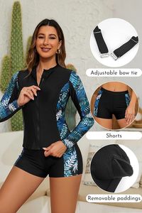 Swift Guard Performance <b>Top</b> Force Wave <b>Compression</b> Rash Guard - Product Image 2