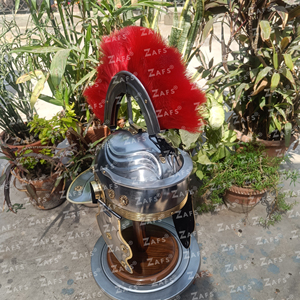 Casque de gladiateur romain médiéval fabriqué à la main armure de combat en acier doux Antique de qualité supérieure pour Costumes décor à la maison prix de gros - Product Image 6