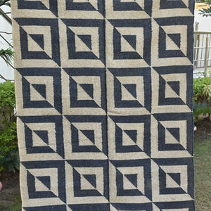 พรมปูพื้นสไตล์โบโฮสมัยใหม่ ทำจากปอกระเจา ทำมือ ใช้ได้สองด้าน พรมคิลิมใยธรรมชาติ ตกแต่งบ้านและโรงแรม เป็นมิตรกับสิ่งแวดล้อม พรมคิลิมขายส่ง - Product Image 1