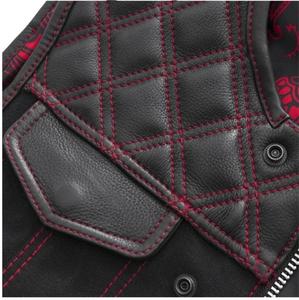 Premium <b>Biker</b> Leather Racing Motorcycle Protective Vest Windproof <b>Plus</b> <b>Size</b> for Men 2026 Made in Pakistan - Product Image 4