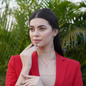 Classic Forever Symbol Diamond <b>Gold</b> Link Chain <b>Necklace</b> for Women Luxury Engagement & Bridal Gift Anniversary Fashion Jewelry - Product Image 5