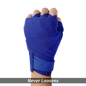 Bandages de boxe en coton pour hommes, bandages de Muay Thai, sangles de poignet MMA, gants - Product Image 2