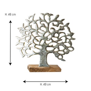 Jaffs Exports Silver Metal Deer Figurine Handmade Eco-Friendly Durable <b>Christmas</b> Tabletop Sculpture Modern Design Home Office - Product Image 2