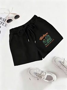 Mens <b>Pull</b> On Fleece Shorts Relaxed Everyday Comfort Elastic Waist Adjustable Drawstring Casual Athletic Fitness Lounge Pocket - Product Image 1