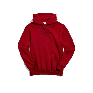 Pull à capuche personnalisé pour homme, automne, 100% coton molletonné, imprimé numérique, brodé, coupe oversize, couleur bordeaux - Product Image 1