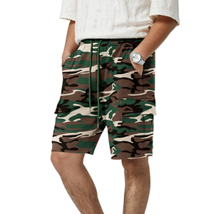 Men's Cotton Sweat Shorts High Street Comfort Fitness Casual Exercise Shorts Custom US Size Thick <b>Material</b> Loose Design - Product Image 1