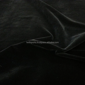 Chándal de terciopelo clásico personalizado OEM 2024 para hombre, terciopelo informal negro con bolsillo frontal, tela pesada - Product Image 6