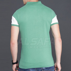 เสื้อโปโลชายคุณภาพพรีเมียม สีตัดกันสวยงาม วัสดุทนทาน ขายส่งเสื้อโปโล - Product Image 2