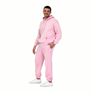 Survêtements personnalisables à faible MOQ, couleur au choix, best-sellers avec panneau avant vierge, à capuche, pour la course, impression en relief. - Product Image 2