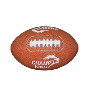 Ballon de football américain Entraînement sportif avec logo imprimé Fabriqué officiellement en cuir durable PVC PU TPU Caoutchouc - Product Image 1