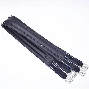 สายรัดเอวม้าหนังแท้พร้อมหัวเข็มขัดสแตนเลสสีพื้น อุปกรณ์ขี่ม้า - Product Image 5