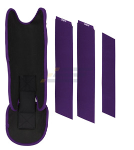 Protector de Piernas para Receptor de Béisbol, Cubrepiés con Protección Reforzada, Protección Profesional, Correas Ajustables, Absorción de Impactos - Product Image 5
