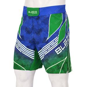 Pantalones Cortos de MMA Blaze Fight Wear, Totalmente Personalizables, Ecológicos, Ligeros, Elásticos en Dos Direcciones, Impermeables, de Secado Rápido, con Panel Elástico en el Entrepierna - Product Image 5