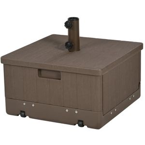 Base per Ombrellone da Giardino in Acciaio Inossidabile per Patio, Ristorante, Hotel con Struttura in Acciaio per Esterni - Product Image 3