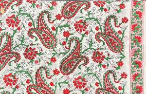Tela 100% algodón suave y puro con estampado floral para ropa - Túnica india para vestidos, cortinas, ropa de dormir, juguetes, ligera - Product Image 5