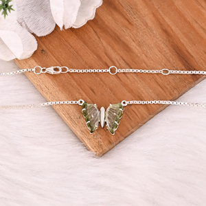 สร้อยคอจี้พลอยทัวร์มาลีนธรรมชาติเงินแท้ 925 ดีไซน์ใหม่มาแรงสำหรับผู้หญิง รับออกแบบเครื่องประดับตามสั่งจากซัพพลายเออร์ - Product Image 2