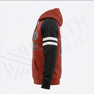 เสื้อฮู้ดดี้ผ้าฝ้ายหนาน้ำหนักมากทรงโอเวอร์ไซส์ สไตล์พูลโอเวอร์ สำหรับผู้ชาย ผู้ผลิตเสื้อผ้า รับออกแบบโลโก้ตามสั่ง เสื้อฮู้ดดี้สีพื้นสำหรับฤดูหนาว - Product Image 3