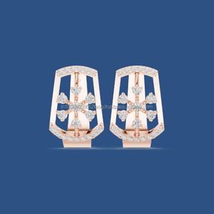 Pinkchew Jewels ต่างหูแบบห้อยประดับพลอยเทียม10K - Product Image 1