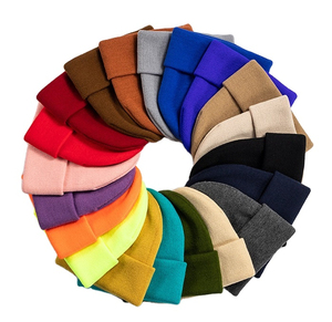 Gorro de Punto Unisex de Alta Calidad 2026, Color Sólido, 100% Acrílico, Gorro de Invierno Informal para Adultos, 56-58CM - Product Image 1
