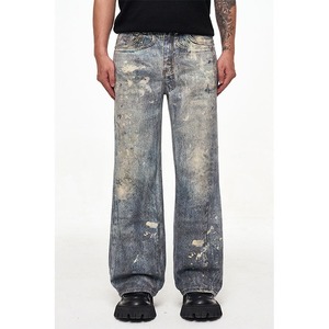 Pantalones Vaqueros Personalizados, Corte Recto y Holgado, Impresión en Toda la Superficie, para Hombre - Product Image 1