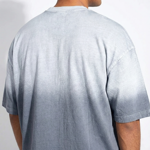 Nueva Camiseta Ligera y Elegante para Hombre con Estampado Tie Dye, Camiseta de Manga Corta Oversize de Secado Rápido para Uso Diario e Informal, 100% Algodón - Product Image 4