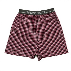 Calzoncillos Boxer a Cuadros Personalizados para Hombre, Corte Holgado, Cintura Elástica, 100% Algodón, OEM ODM, MOQ Bajo, Venta al Por Mayor Directa de Fábrica - Product Image 1