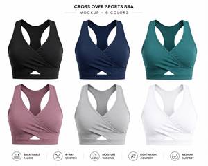 Conjunto de Shorts y Sujetador Deportivo Ligero y Ecológico de Alta Sujeción para Mujer, Tirantes Ajustables, Tejido Transpirable de Secado Rápido, Bolsillo con Cremallera - Product Image 6